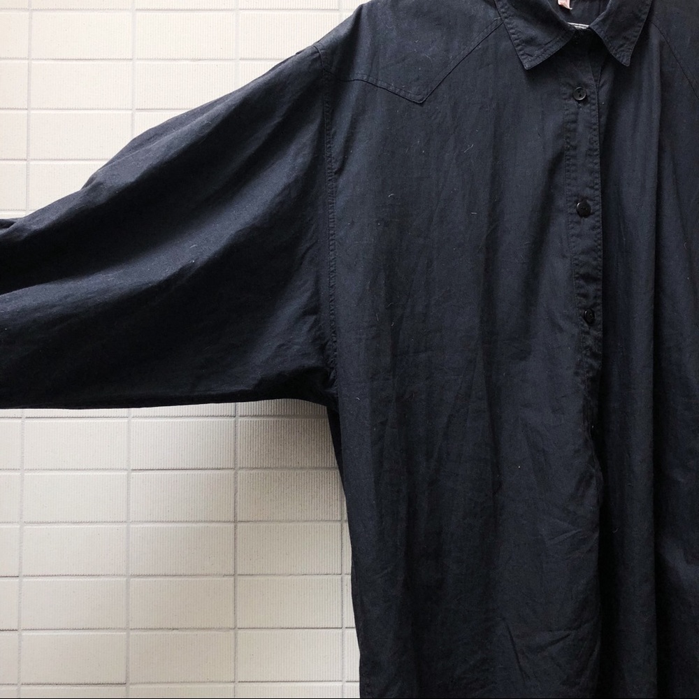 Black Moschino Button-Down With Batwing - Picture 3 of 7